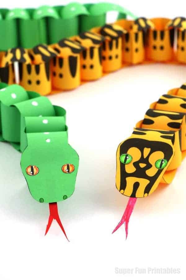 Paper Chain Snake Craft