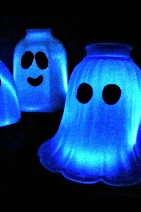 Glass Light Cover Ghosts