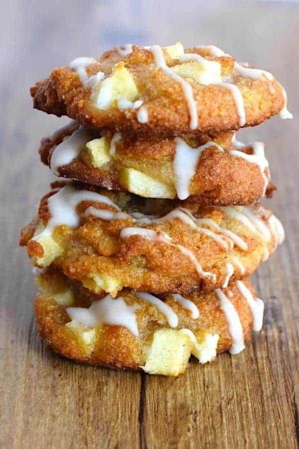 KETO APPLE FRITTER COOKIES