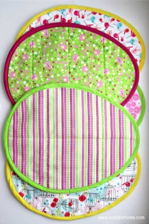 How To Sew Easter Egg Placemat