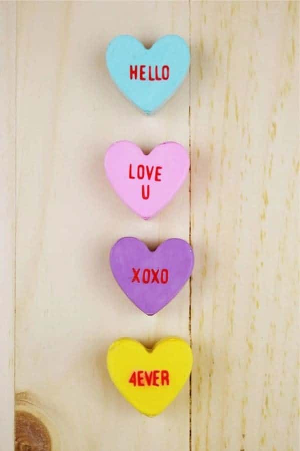 Conversation Heart Valentine’s Day Magnets