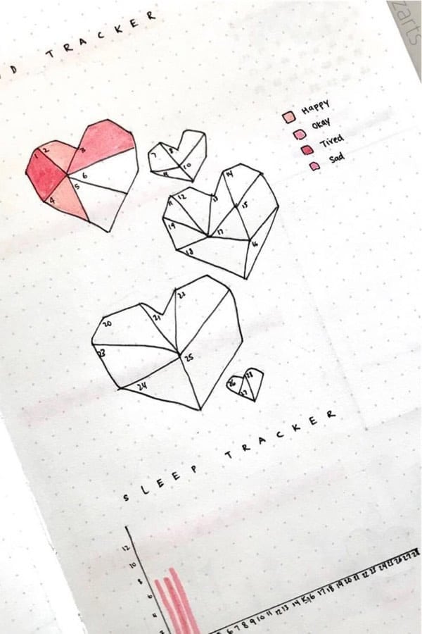 Heart Themed Tracker