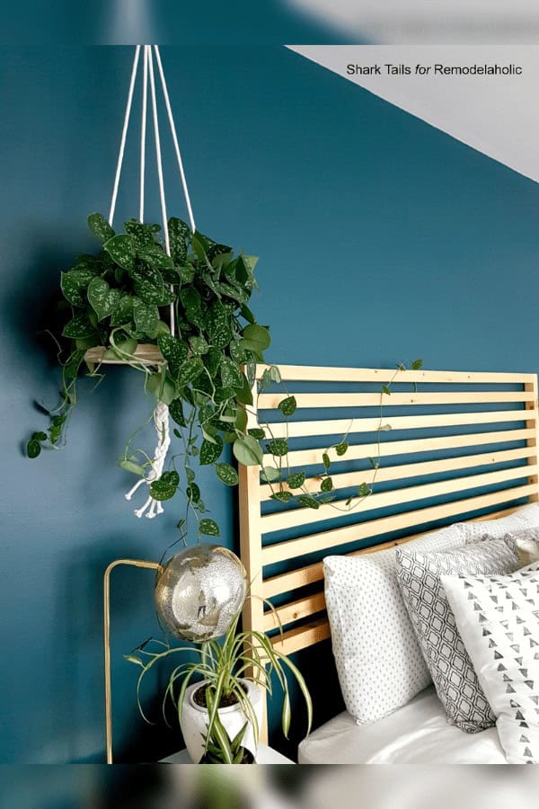 Rope & Wood Hanging Planter