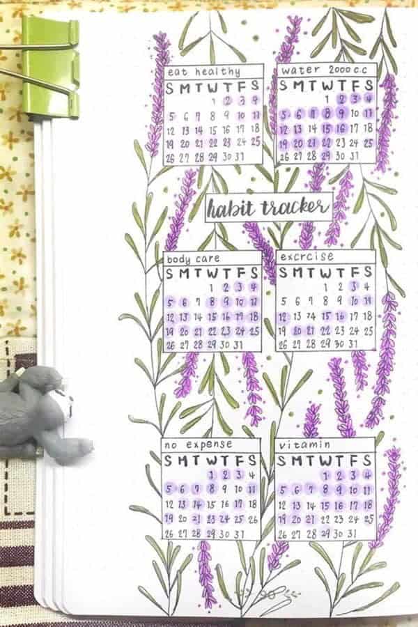 Lilac Habit Tracker