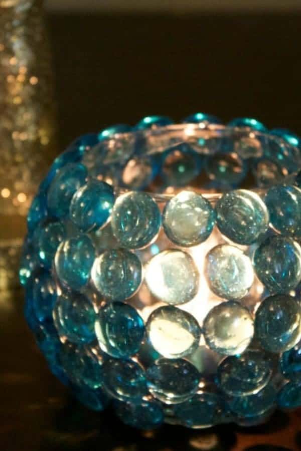 GLASS BEAD VASE