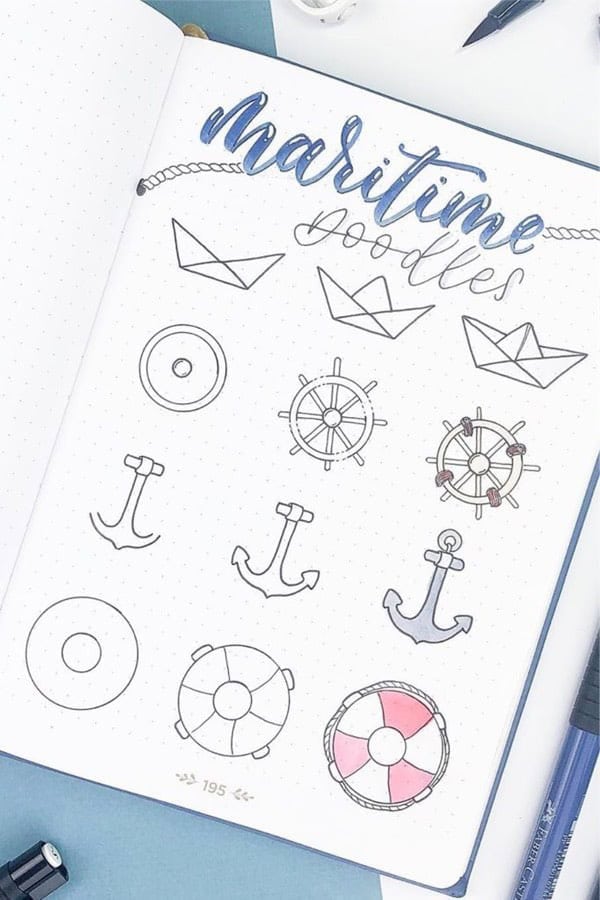 Sea Themed Doodles