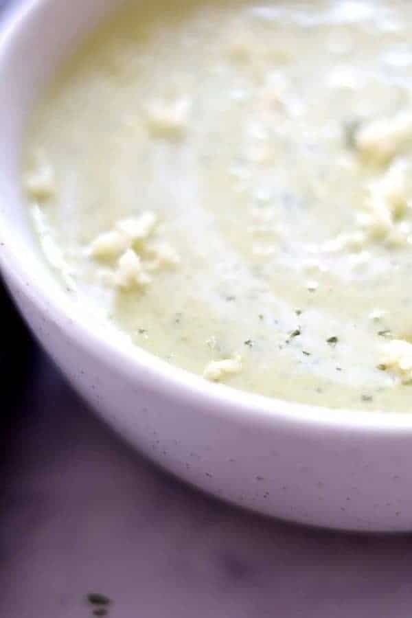 ROASTED POBLANO CHEDDAR SOUP