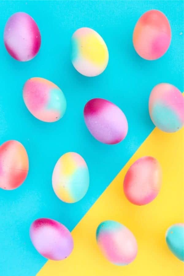 Gradient Easter Egg Decorating