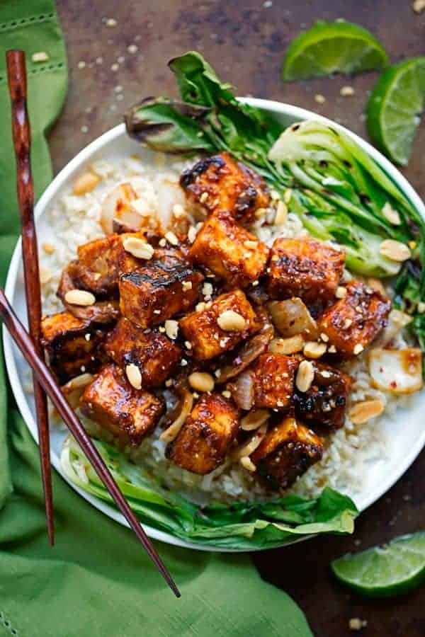 SPICY PEANUT TOFU STIR FRY