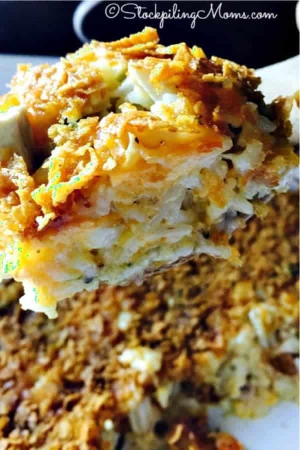 Crockpot Chicken Broccoli and Cheese Casserole