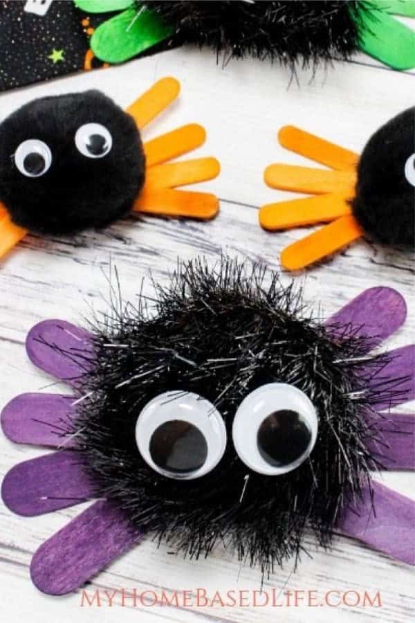 Halloween Spider Kids Craft