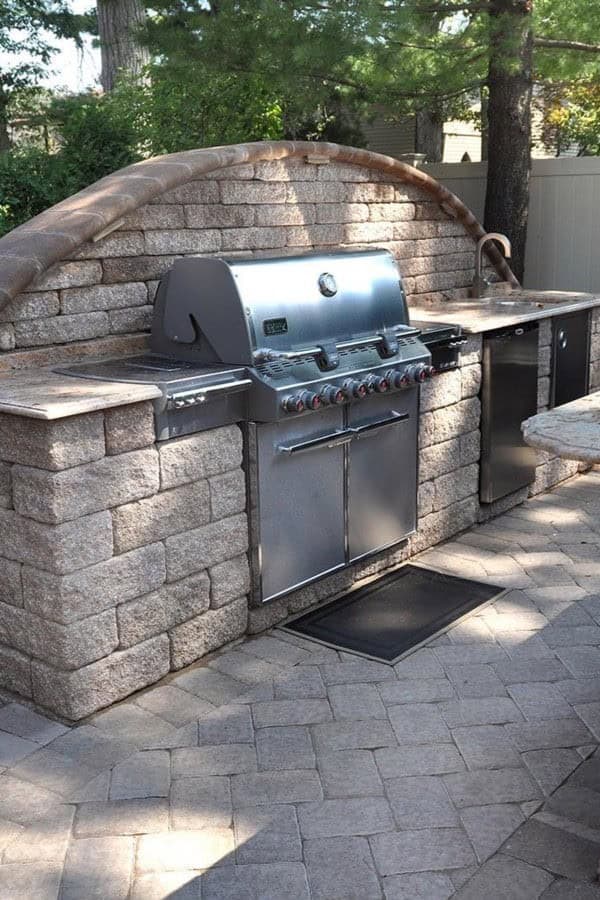 Stone Outdoor Kitchen