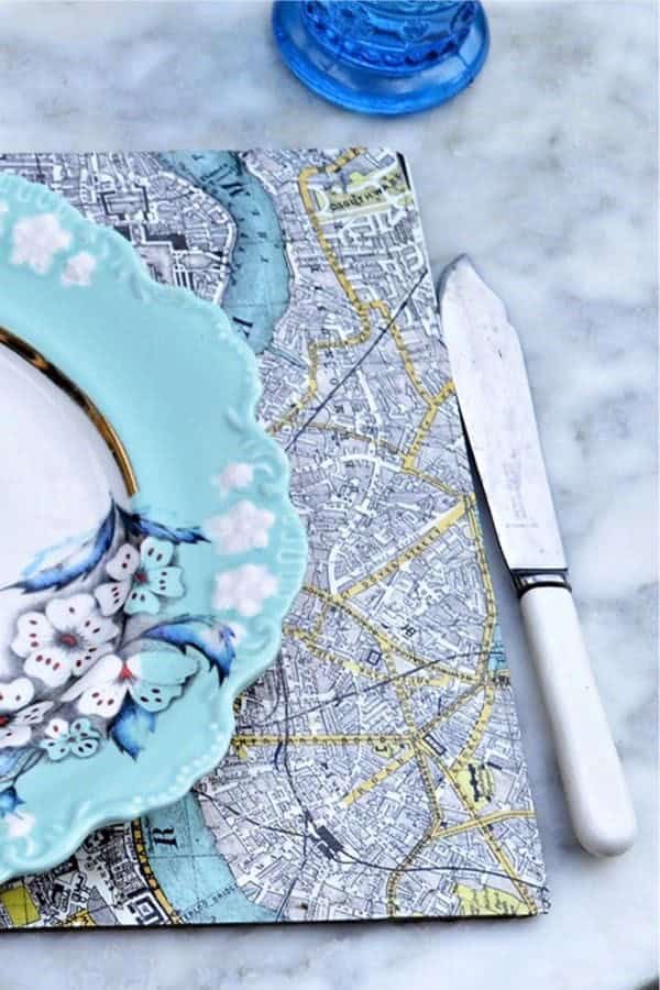 How To Make Personalized Placemats With City Maps