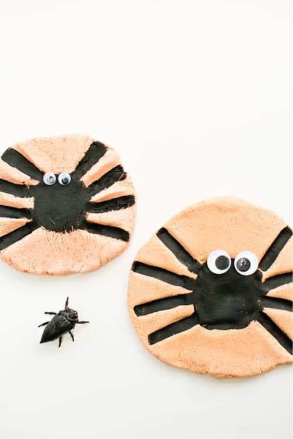 Spider Salt Dough Craft For Kids