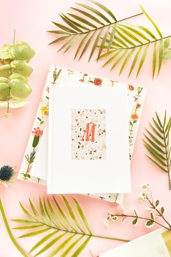 Terrazzo Monogrammed Notebook