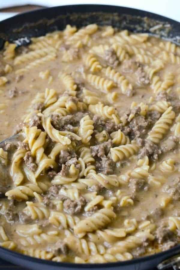 GLUTEN-FREE BEEF STROGANOFF