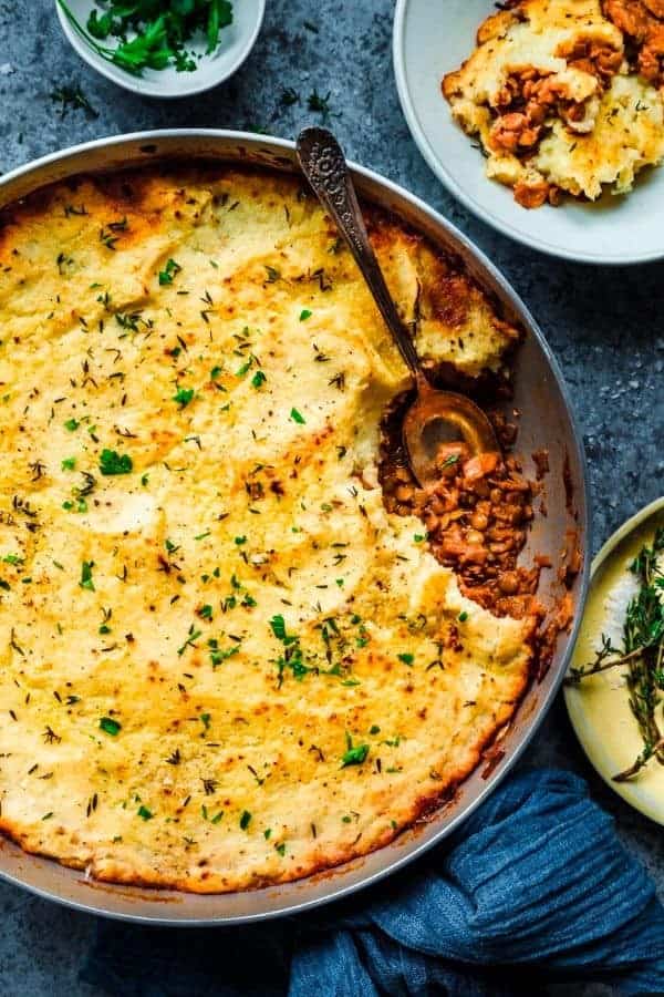 VEGAN LENTIL SHEPHERD’S PIE