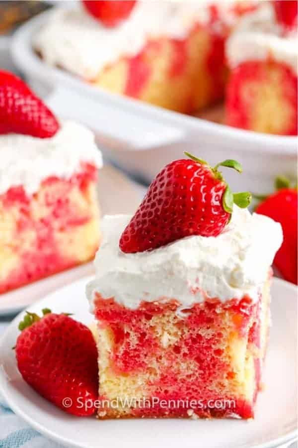 Strawberry Poke Cake