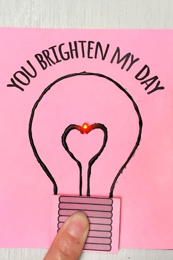 LOVE LIGHTBULB CARD