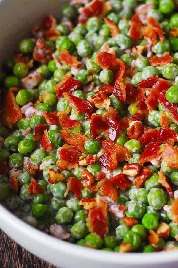 PEA BACON PECAN SALAD