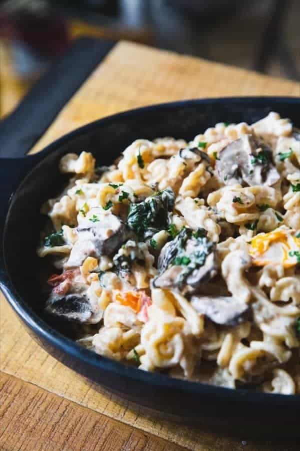 TRAEGER SMOKED CREAM CHEESE PASTA