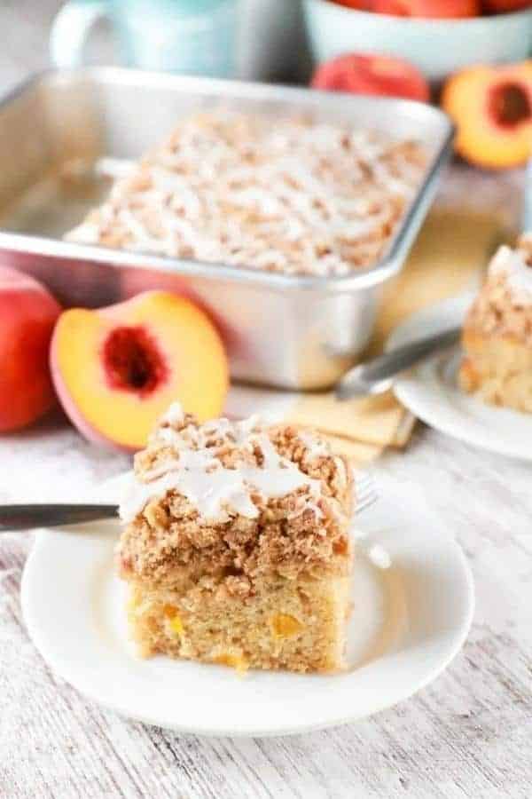 PEACH COFFEE CAKE