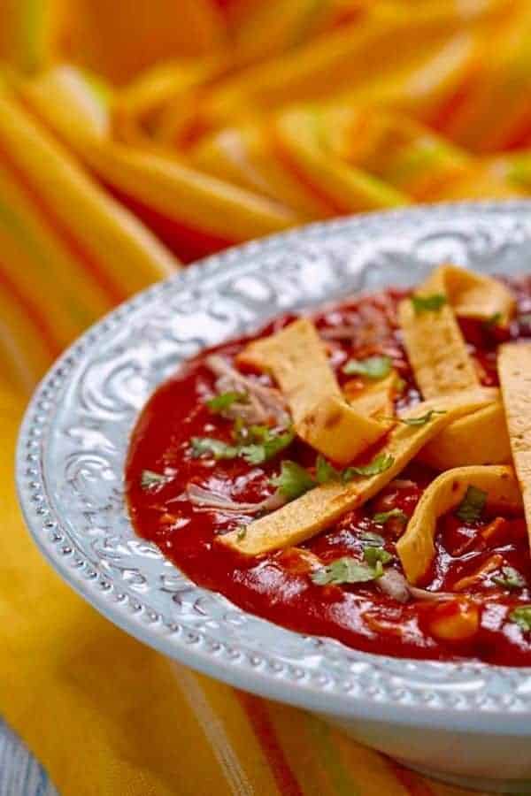 CHICKEN TORTILLA SOUP