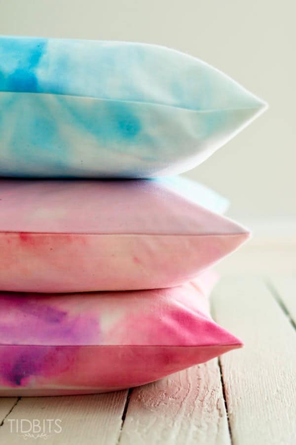 Watercolor Pillow