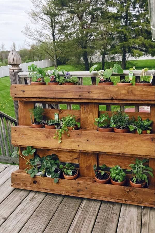 Do It Yourself Vertical Porch Garden