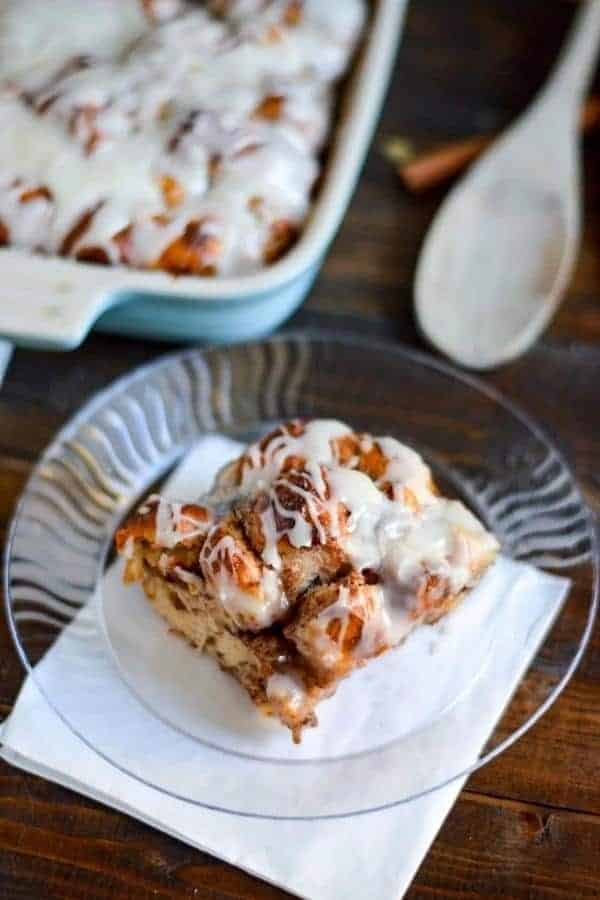 CINNAMON ROLL BREAKFAST BAKE