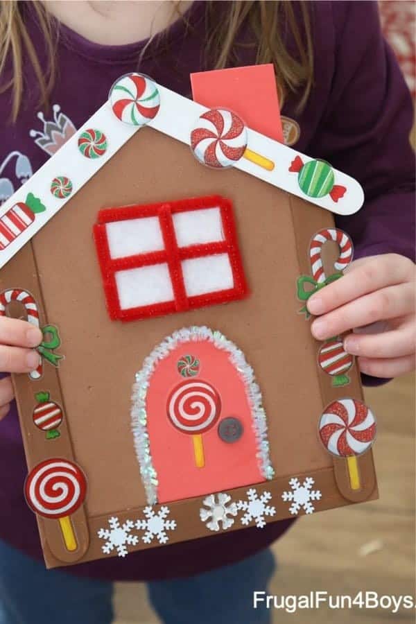 Gingerbread Christmas Craft for Kids