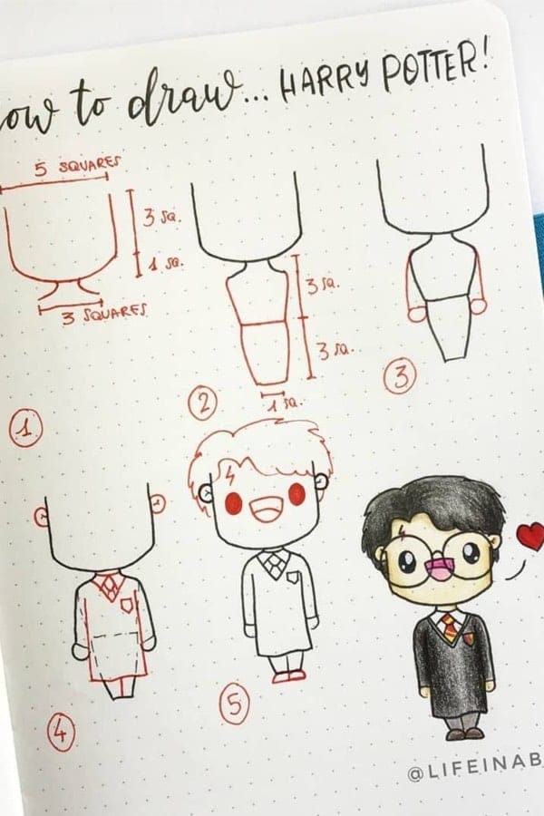 Harry Potter Doodle Tutorial