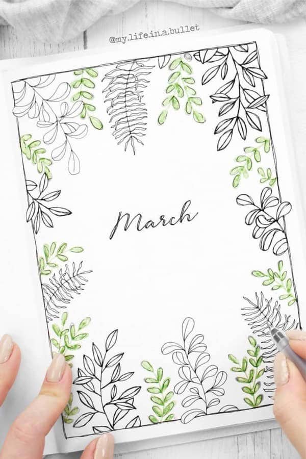 Plant Theme Monthly Cover