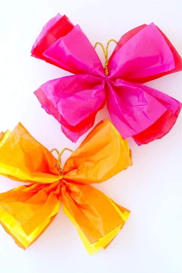 Tissue Paper Butterflies