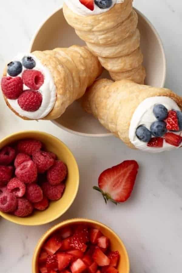 PUFF PASTRY CONES