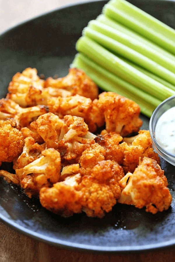 Buffalo Cauliflower Bites