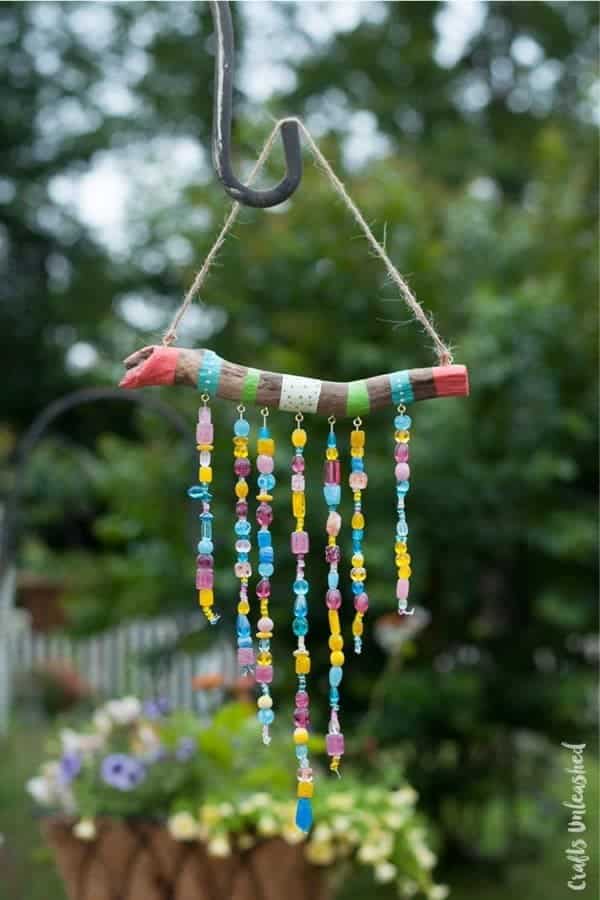 Beaded DIY Wind Chimes For Kids