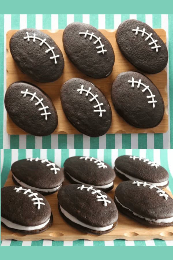 Football Whoopie Pies