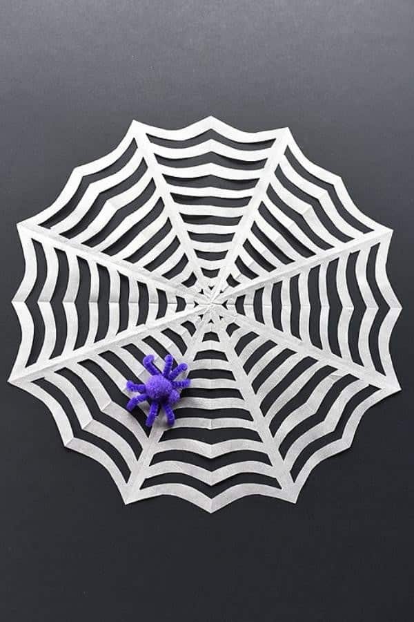 PAPER SPIDERWEBS