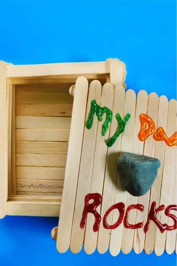 My Dad Rocks Keepsake Box Father’s Day Craft