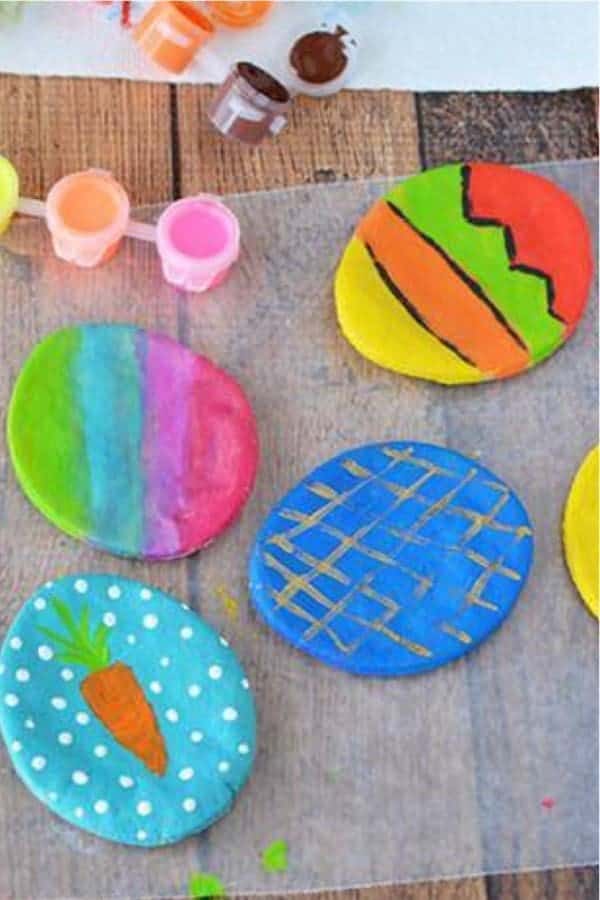 Salt Dough Easter Eggs