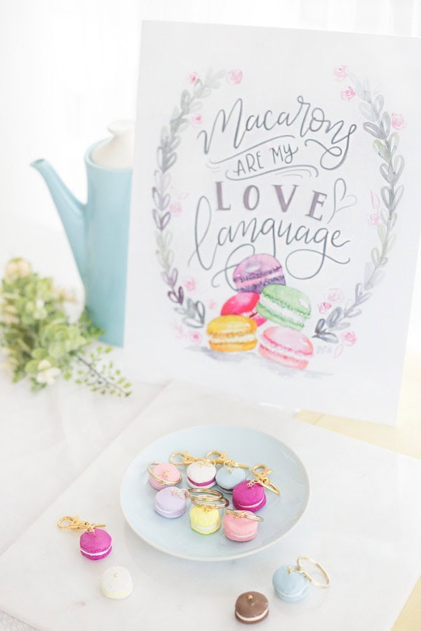 DIY MINI MACARON KEYCHAIN