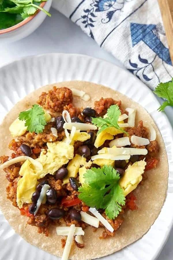 PLANT-BASED BREAKFAST BURRITO