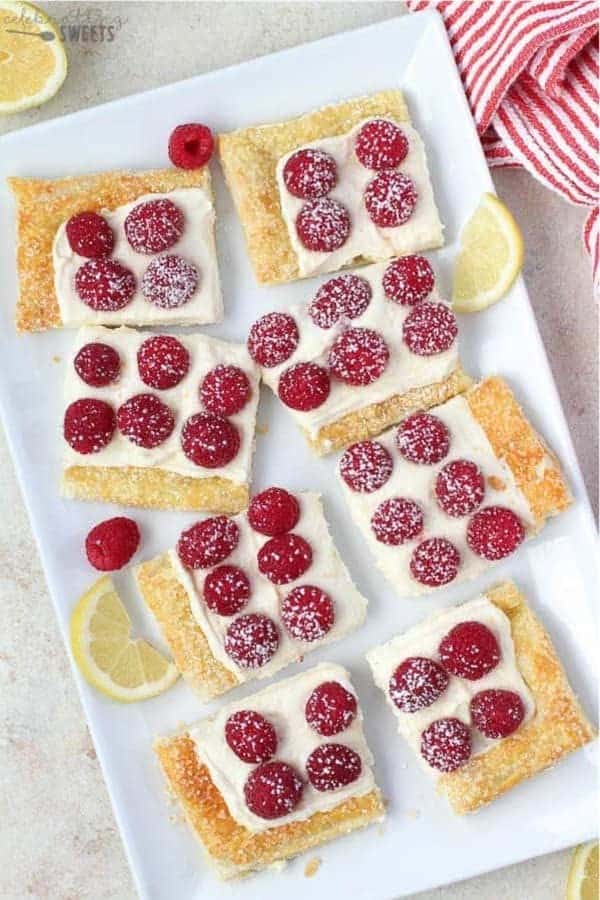 Raspberry Lemon Cream Tart