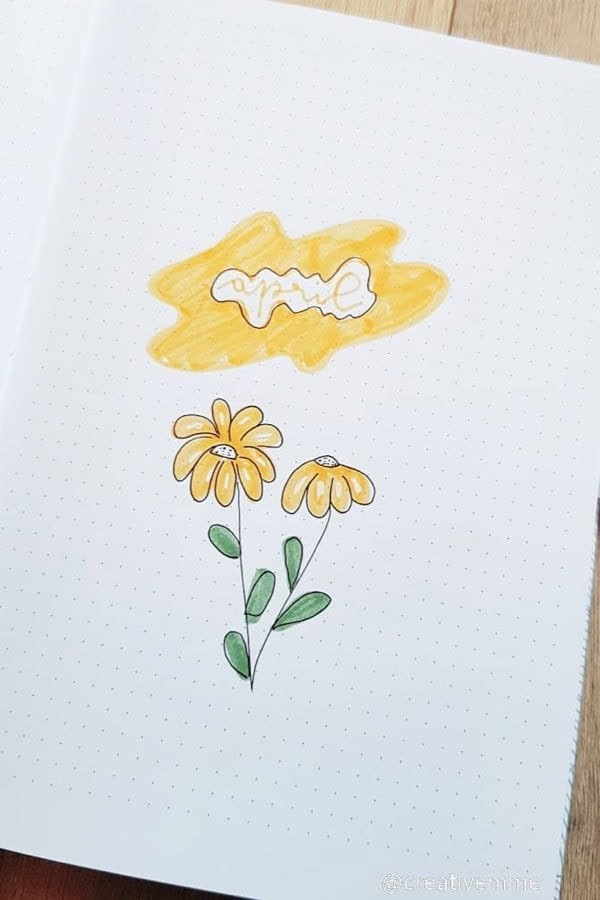 April Daisy Monthly Cover