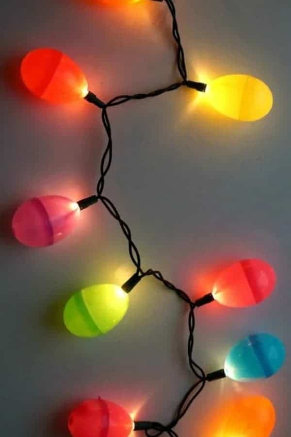 DIY EASTER EGG STRING LIGHTS