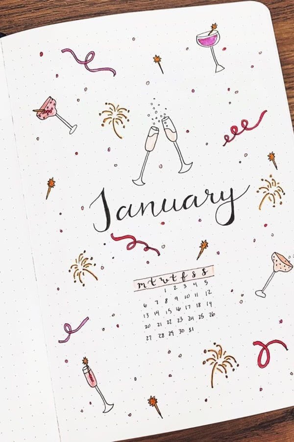 New Years Monthly Cover