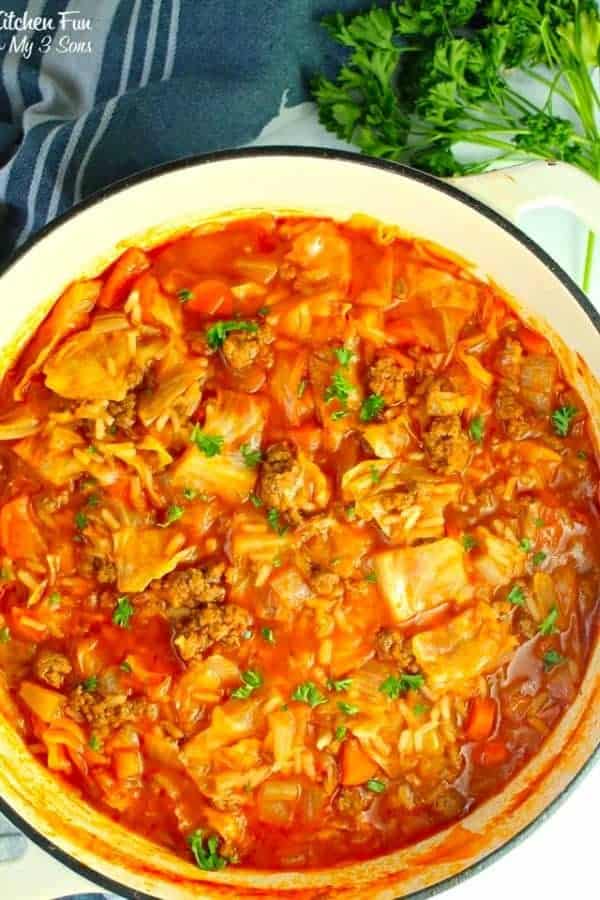 CABBAGE ROLL SOUP