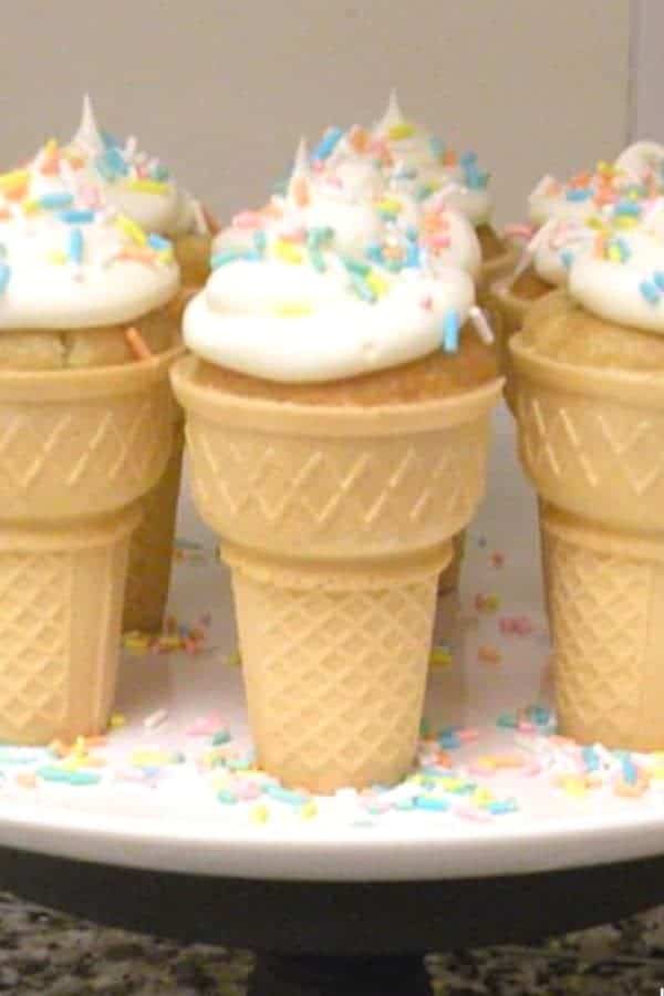 Ice Cream Cone Cupcakes