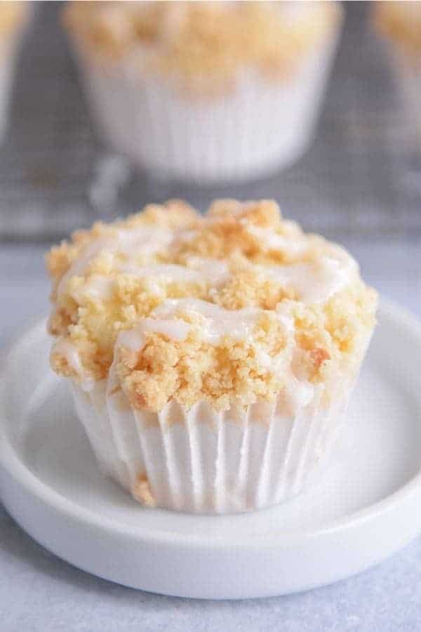 Lemon Cream Cheese Crumb Muffins